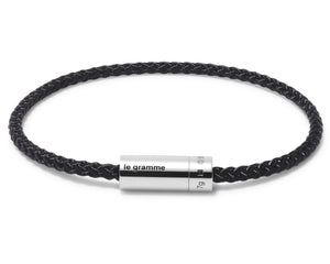 black nato cable bracelet le 7g