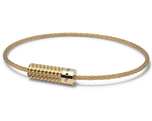 bracelet câble guilloché pyramide le 11g