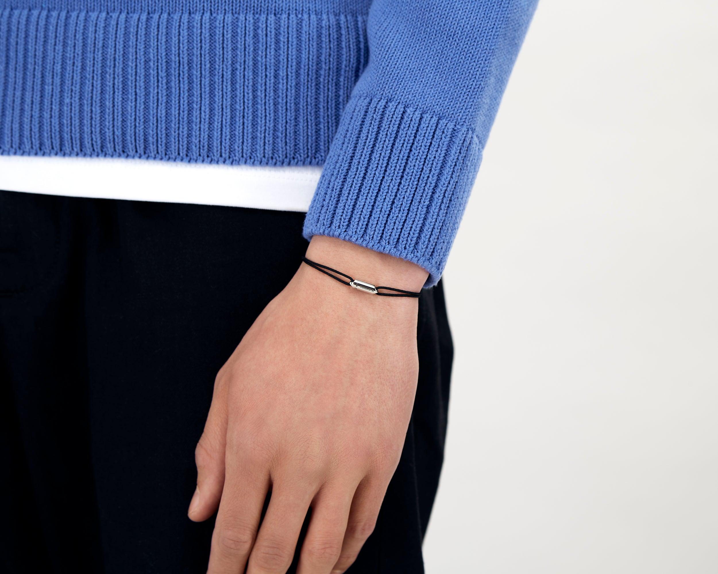 black cord bracelet le segment le 3g