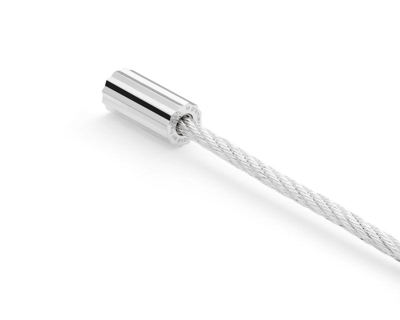 horizontal guilloche cable bracelet le 9g