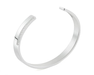 ribbon bracelet with diamonds le 20g