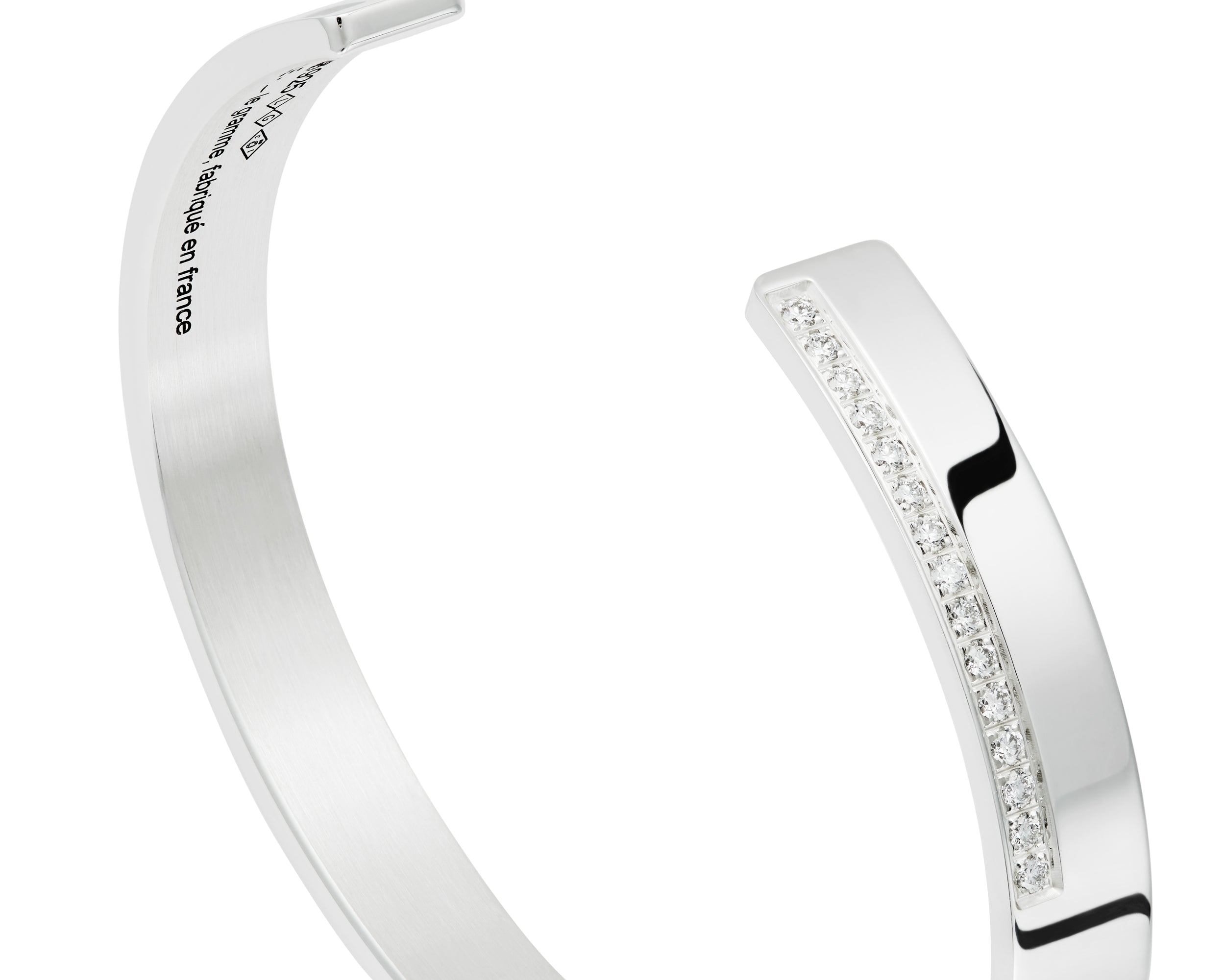 ribbon bracelet with diamonds le 20g