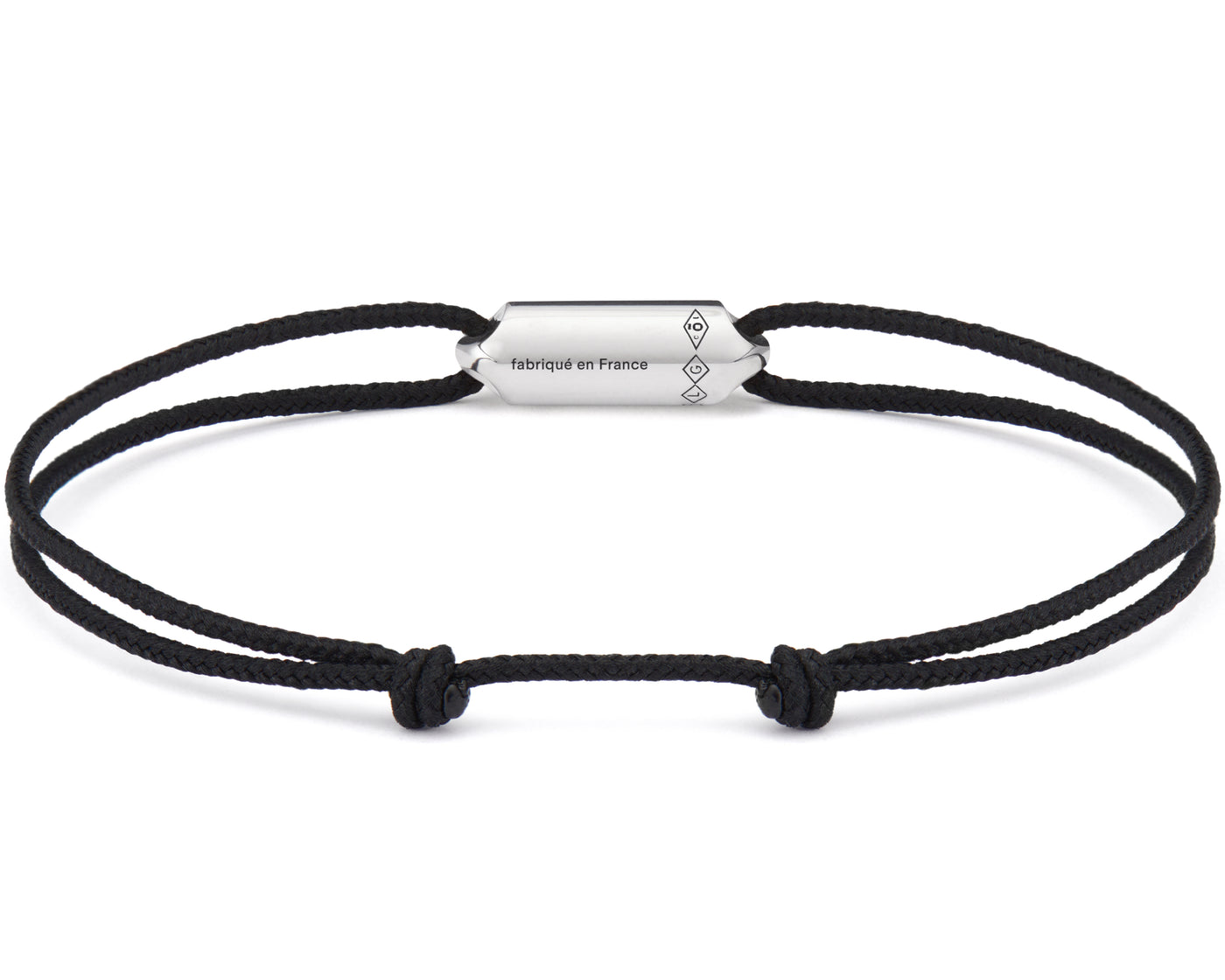 black cord bracelet le segment le 3g