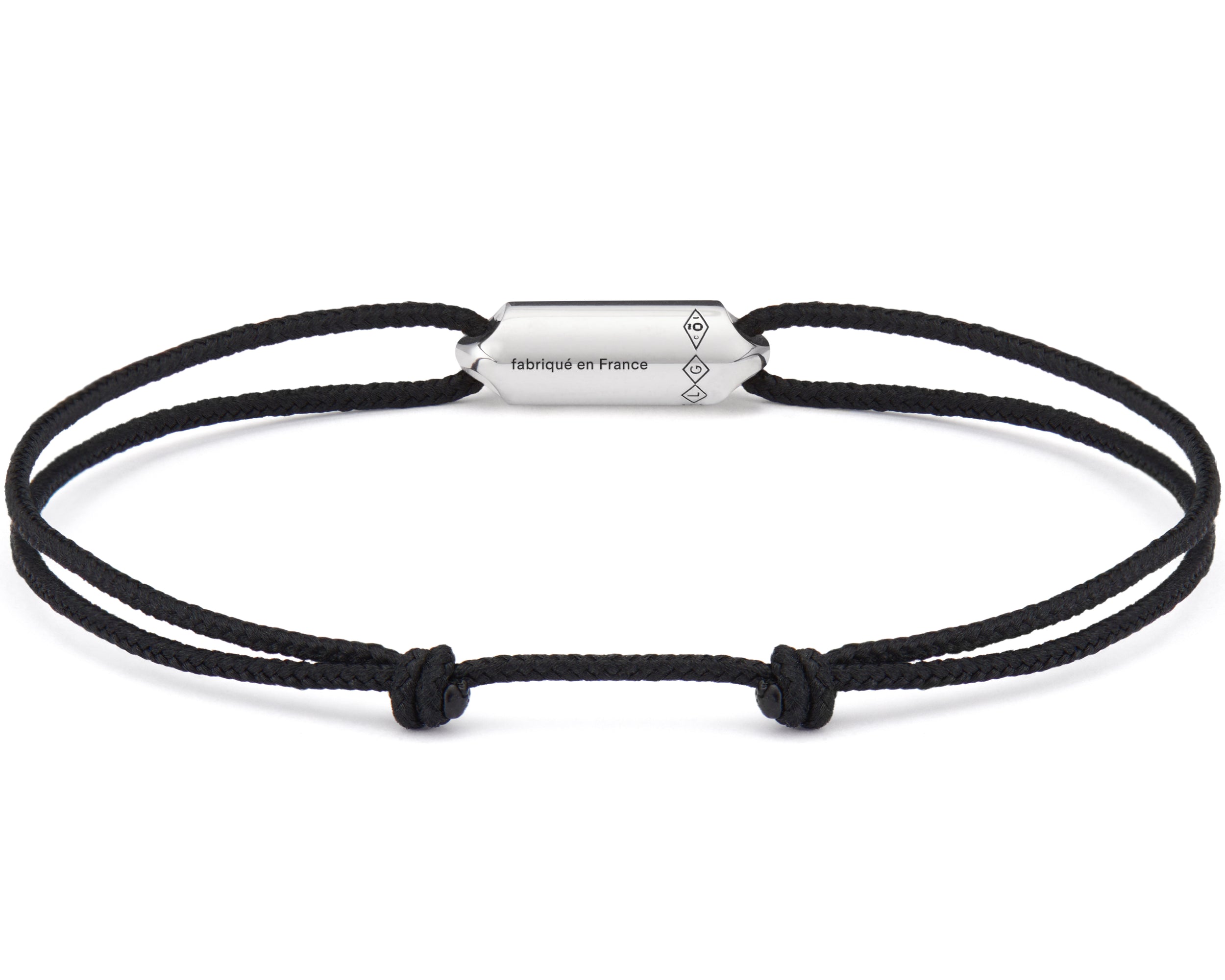 black cord bracelet le segment le 3g